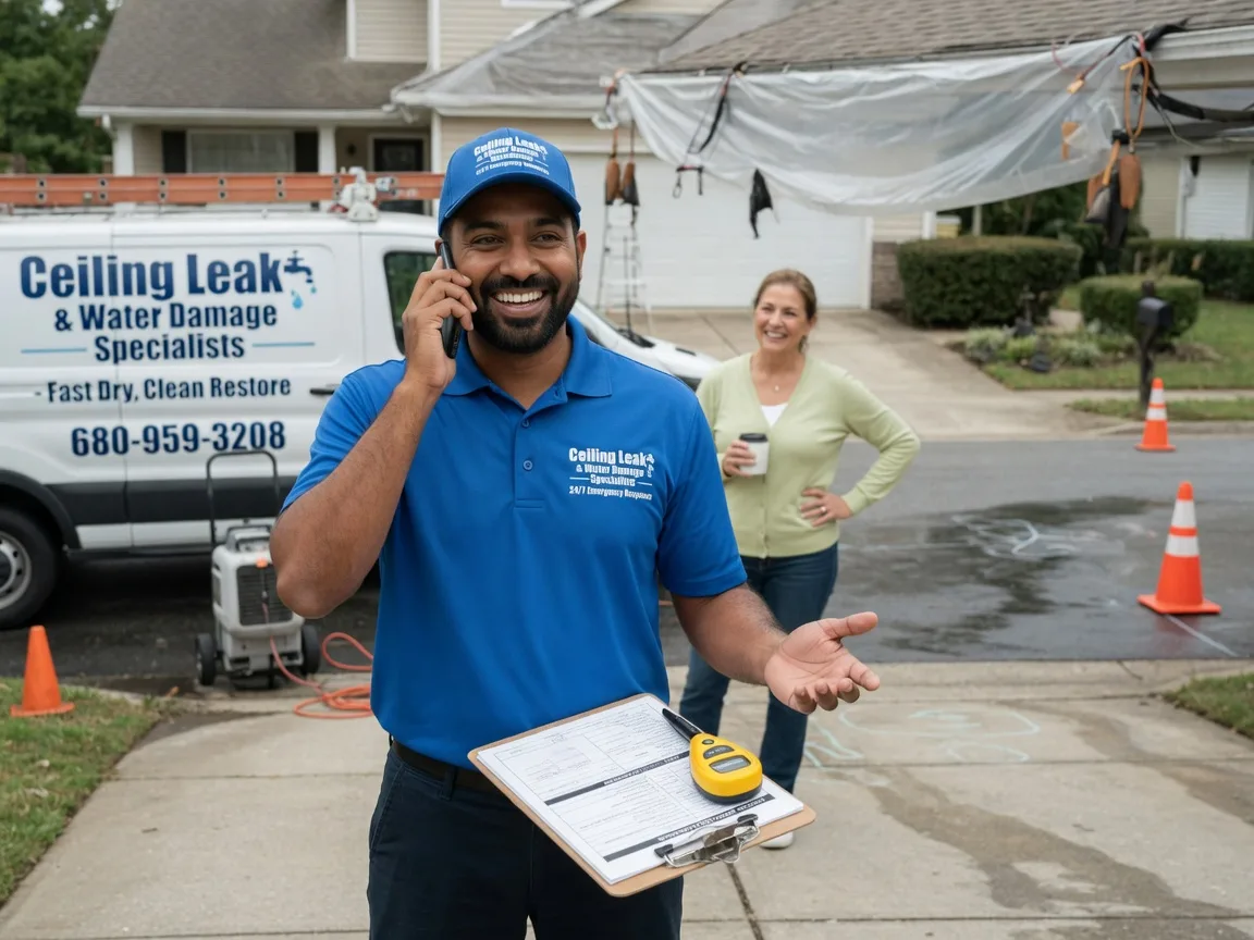 Ceiling Leak Cleanup Fort Duchesne, UT FAQs